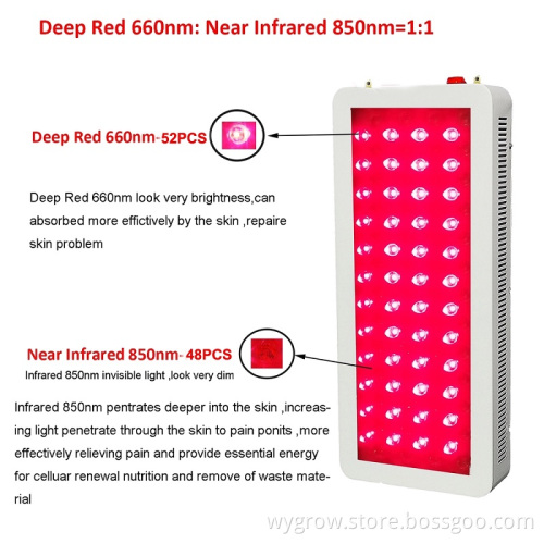 500W Led therapy lights for skin